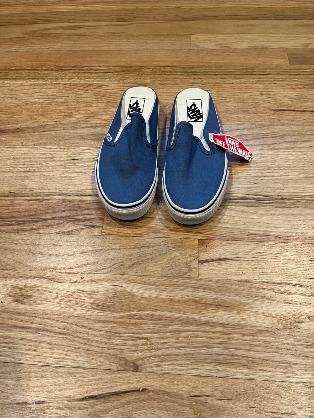 Vans Navy Slip-On Mule Loafers